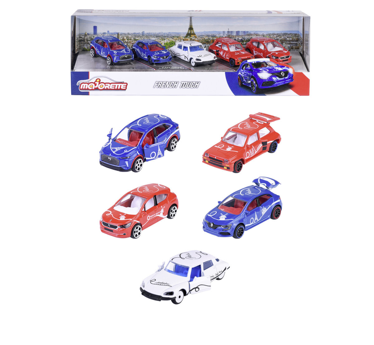 

MAJORETTE FRENCH TOUCH НАБОР 5 шт. 1:64 212051031
