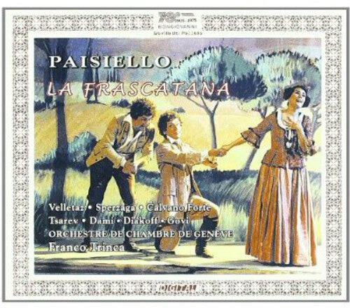 

CD диск Paisiello / Velletaz / Tsarev / Govi / Trinca: Frascatana