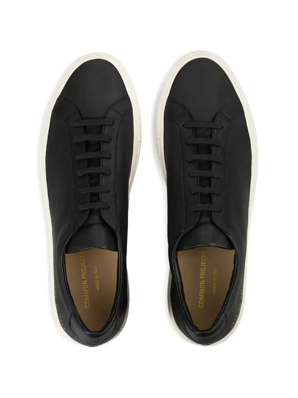 Кроссовки на шнуровке Common Projects, черный — фото 4