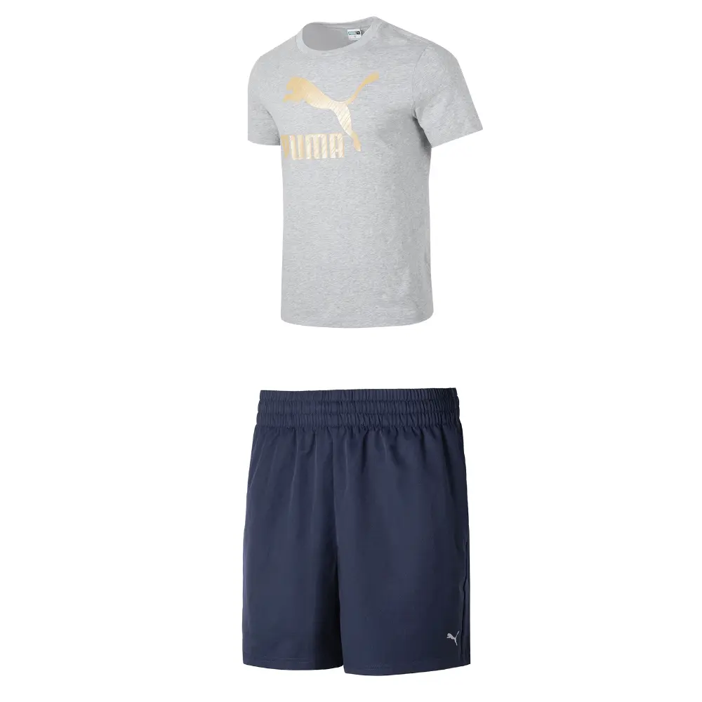 

Повседневная спортивная одежда для мужчин Серый + Синий Puma, синий