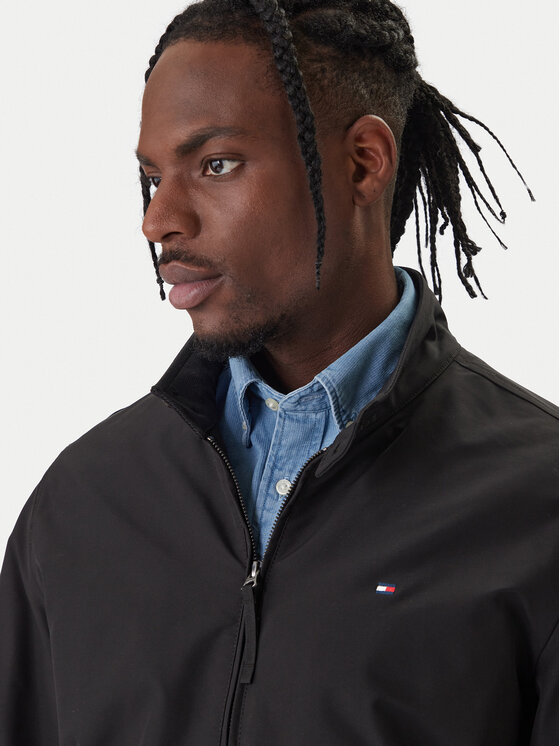 Демисезонная куртка regular fit Harrington MW0MW37647 Tommy Hilfiger, черный — фото 4