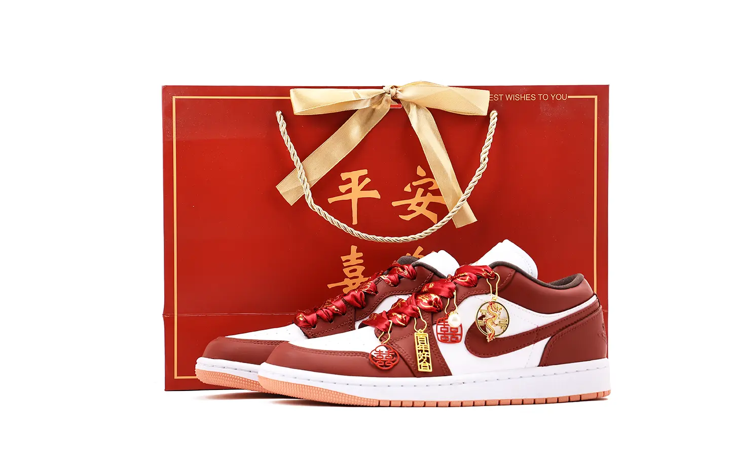 

Jordan Кроссовки Air 1 из износостойкой кожи с поддержкой стопы, низкие, винтажные, баскетбольные, унисекс, красные и белый