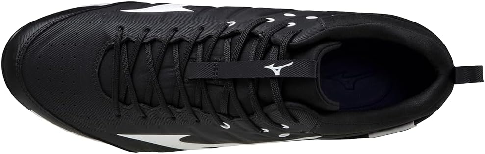 Мужские бейсбольные кроссовки Mizuno 9-Spike Ambition 2 Mid, белый — фото 4