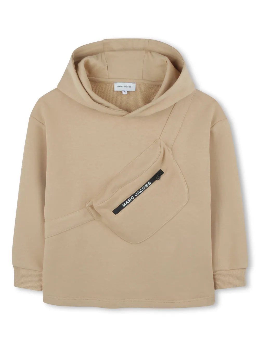 

Худи с карманом на молнии Marc Jacobs Kids, нейтральный