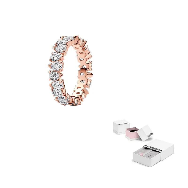 

Pandora 14k розовое золото кольца унисекс rose gold