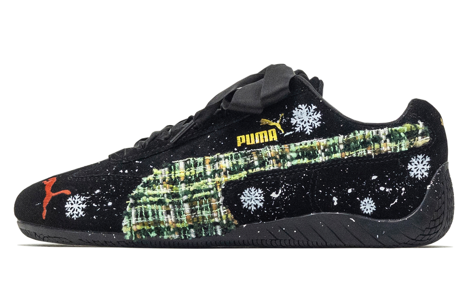 

Speedcat Collection Rhapsody, плетение снов в снежную ночь устойчивые к истиранию утепленные низкие повседневные кроссовки PUMA, Night Snow Weaving Dreams