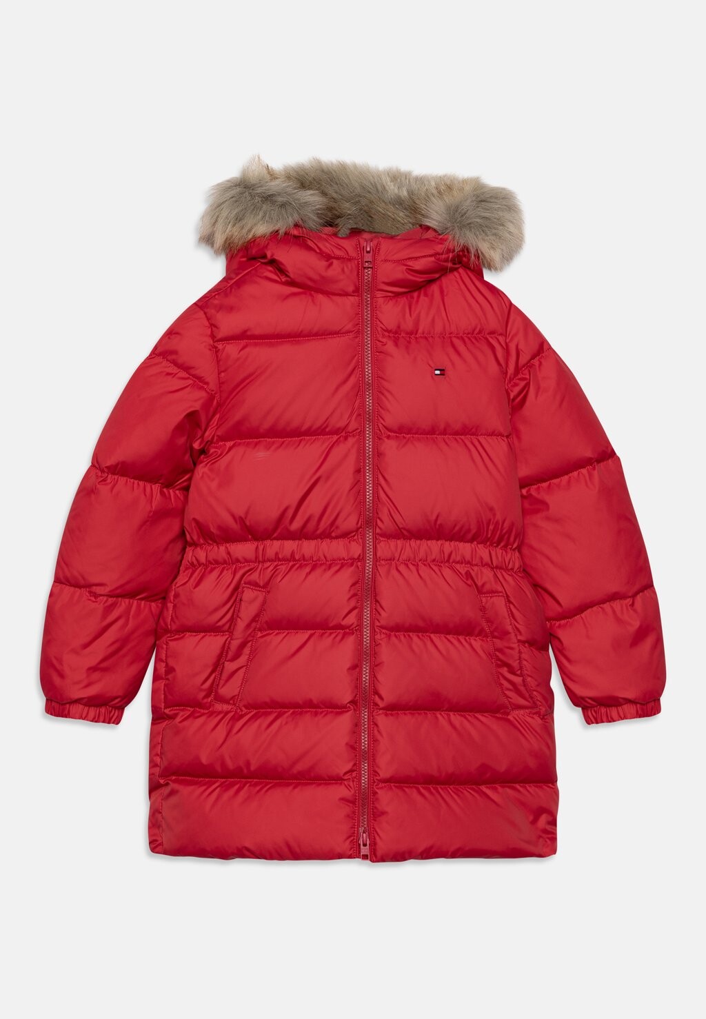 

Пуховое пальто LONG WAISTED Tommy Hilfiger, розовый