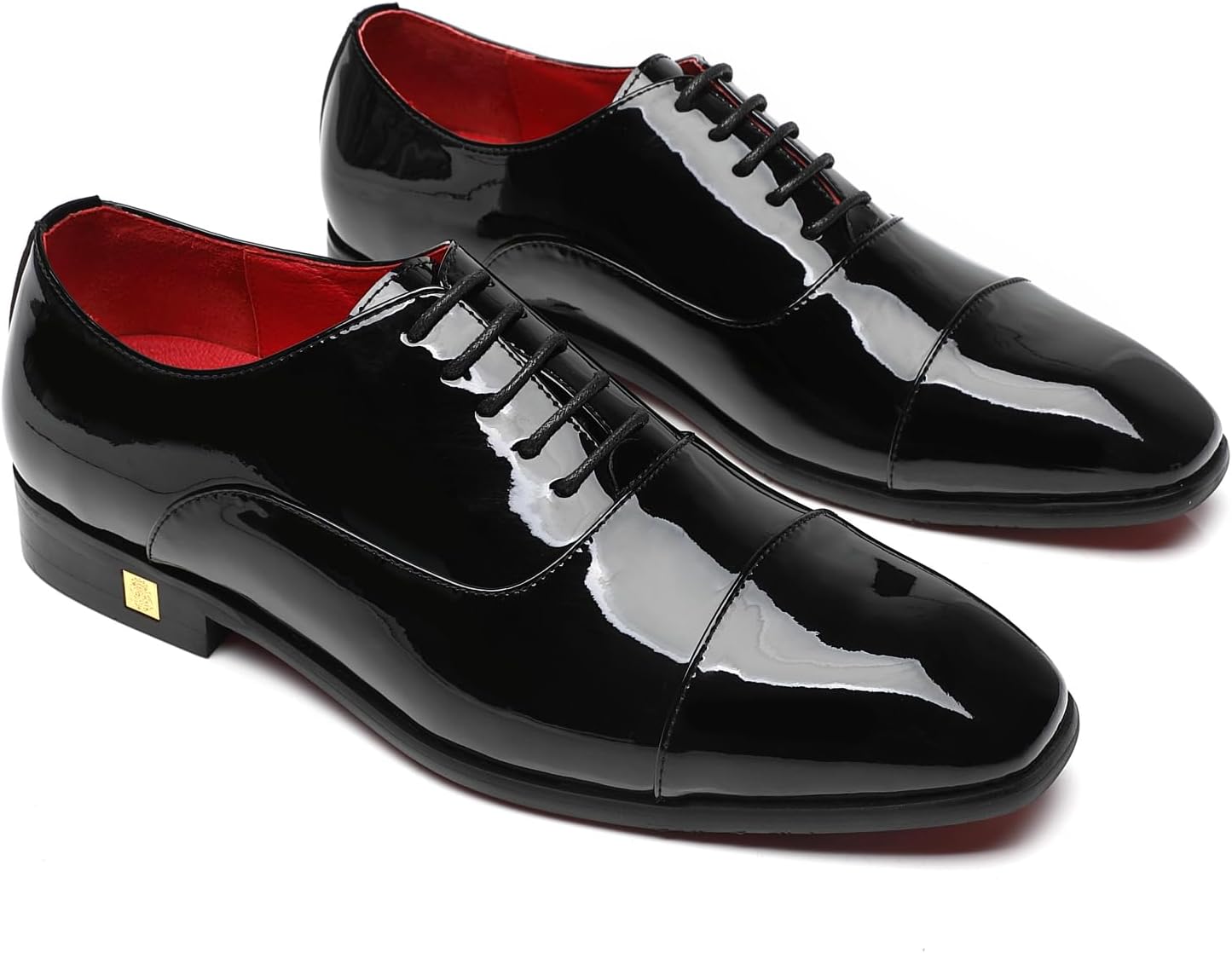 

Мужские оксфорды Erphpre Paul Blake из лакированной кожи, удобные туфли для торжеств и свадеб, черный