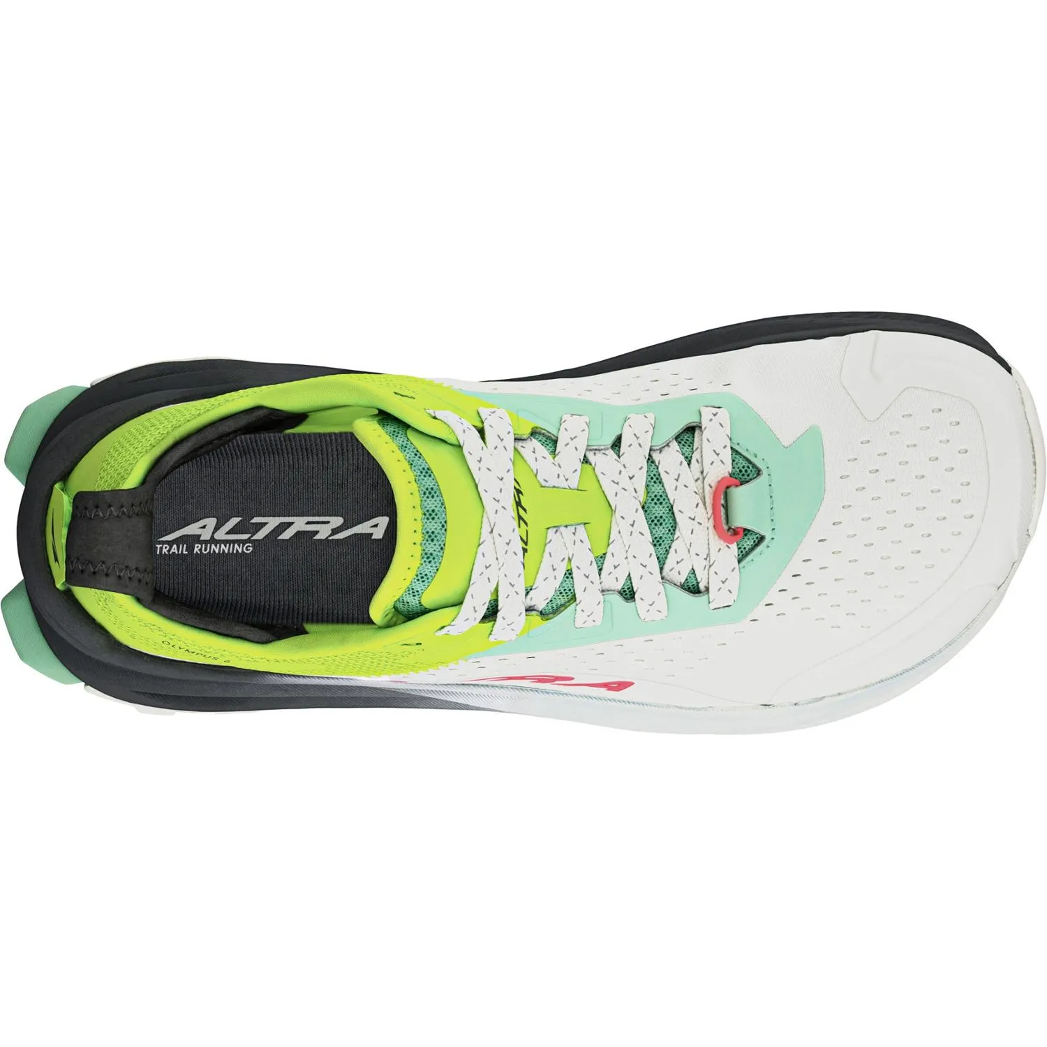 Олимпийские 6 Трейловые Беговые Кроссовки - Женские Altra, Gray/Lime — фото 4