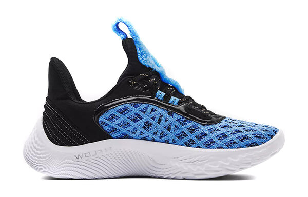 Кроссовки curry flow 9 x sesame street 'street pack - cookie monster' Under Armour, синий — фото 2