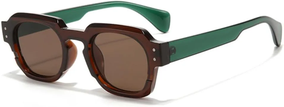 

Ретро овальные солнцезащитные очки для женщин, прозрачные градиентные линзы, защита от УФ-излучения UV400 для мужчин, панк-очки с леопардовым принтом MTZJH, 2