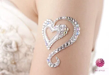 Боди-арт наклейка Heart in Heart BE STYLE — фото 2