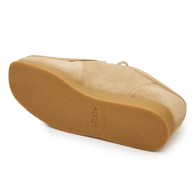 Мужские водонепроницаемые ботинки Wallabee Evo цвета клён от Clarks — фото 4