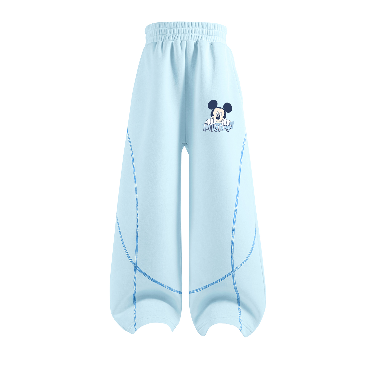

Детские вязаные спортивные штаны Disney, di's signature jelly синий