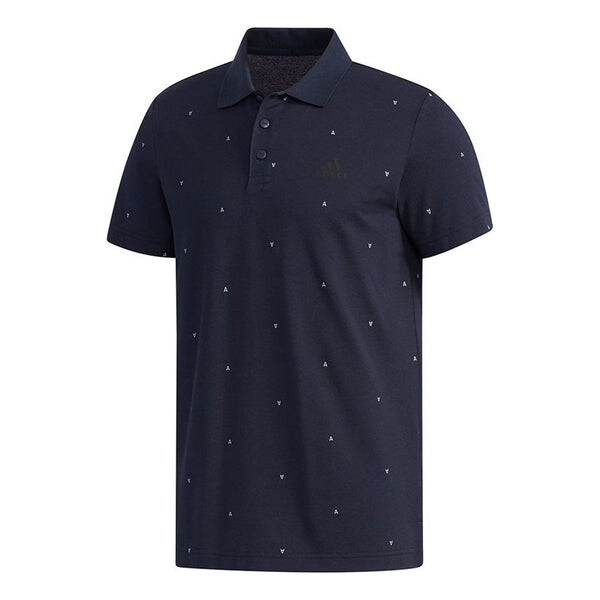

Футболка ai polo gen aop поло с коротким рукавом мужские Adidas, синий