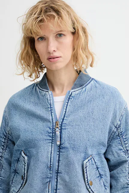 Куртка бомбер джинсовая Scout Western Levi's, синий — фото 4
