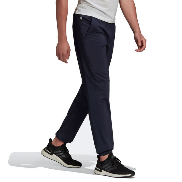 Спортивные штаны Men's adidas Training Series Solid Color Logo Printing Bundle Feet Casual Sports Pants/Trousers/Joggers Black, черный — фото 4