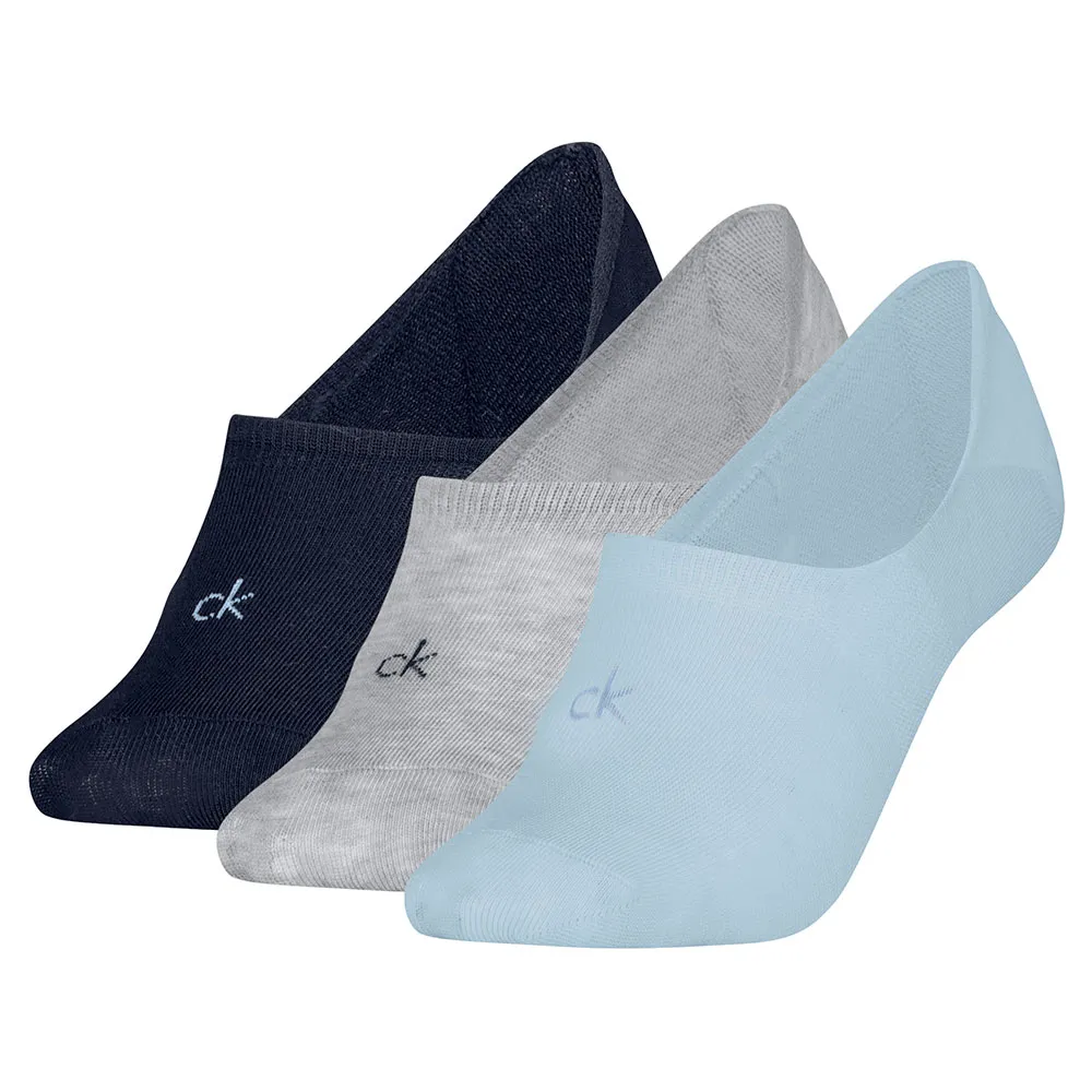 

Носки 3 шт Calvin Klein 701234370 no show, синий