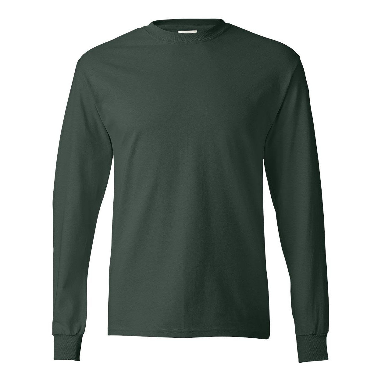 

Футболка Hanes Authentic с длинным рукавом, цвет deep forest