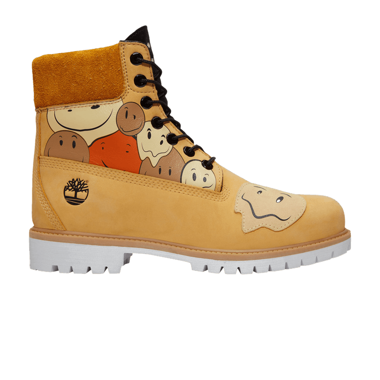 

Ботинки CNSTNT DVLPMNT x 6 Inch Premium Waterproof Boot 'Melted Smileys', желтый