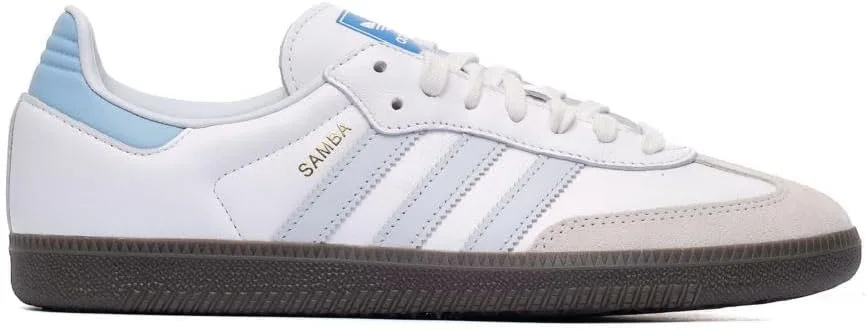 Мужские кроссовки Adidas Samba OG, белый/синий