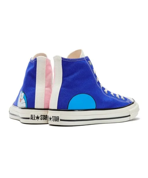 Унисекс высокие кеды с принтом Doraemon CONVERSE ALL STAR синие — фото 2