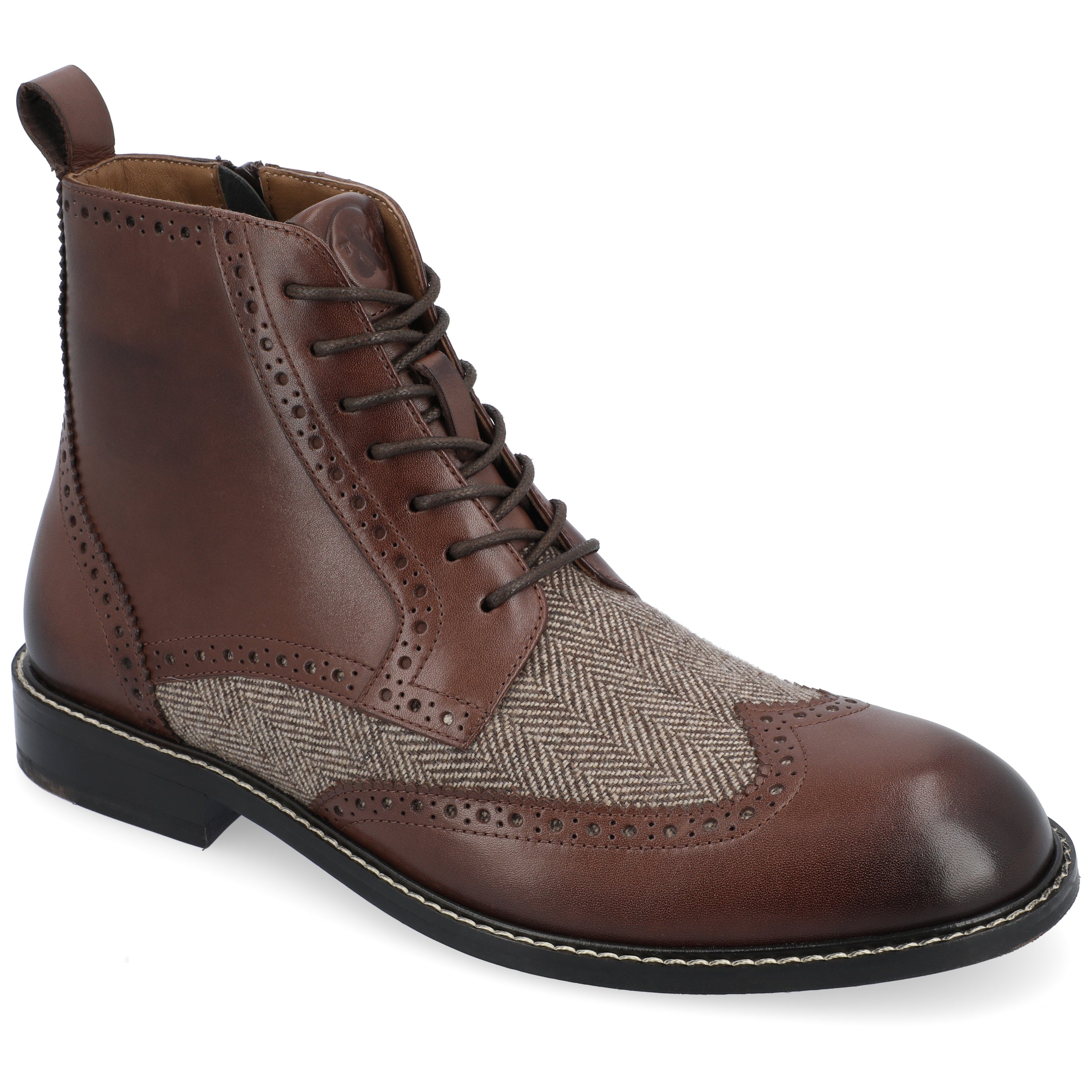 

Ботинки Thomas & Vine Jarett Wide Wingtip Ankle Boot, коричневый