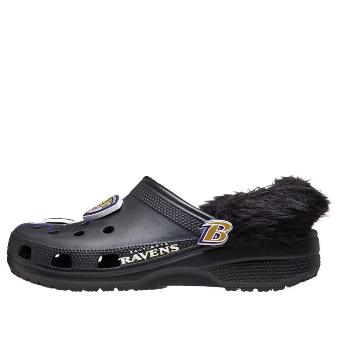 Сабо Crocs x NFL 26 Classic Clog Baltimore Ravens 'Black' 213166-90H, черный
