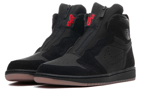 Кроссовки 1 ретро высокая молния Air Jordan, черный — фото 3