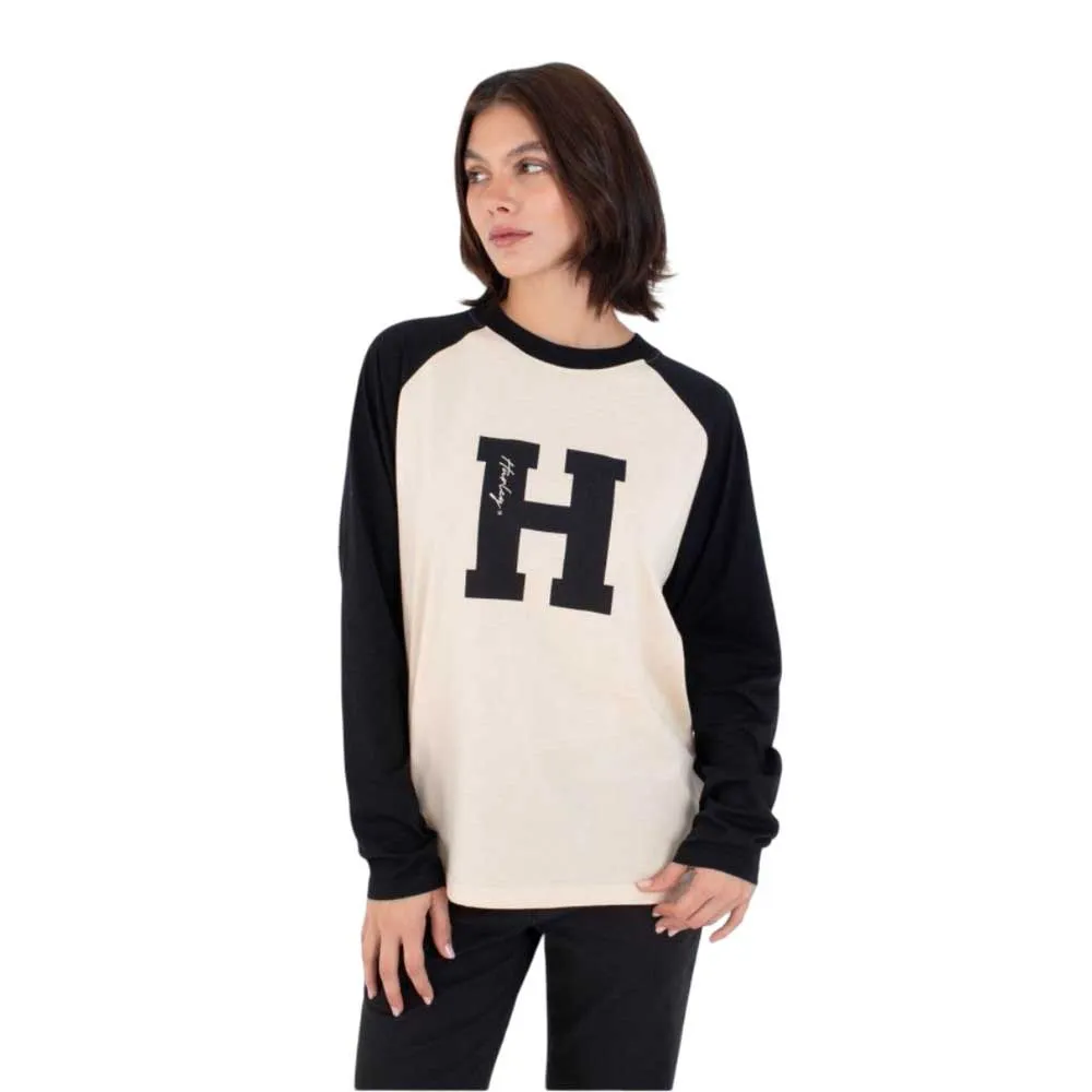 

Футболка с длинным рукавом Hurley Out Run Raglan, бежевый