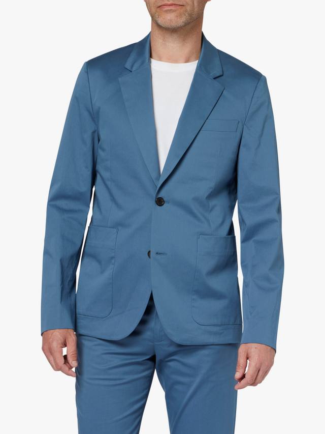 

Лайнерованный хлопковый блейзер Buggy Paul Smith, Blue