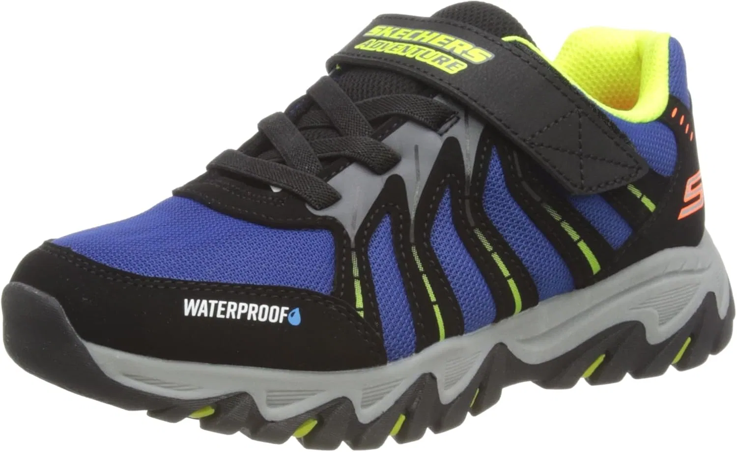 Детские ботинки Skechers Rugged Ranger Hydro-Scout, Black Synthetic Blue Yellow Orange Trim