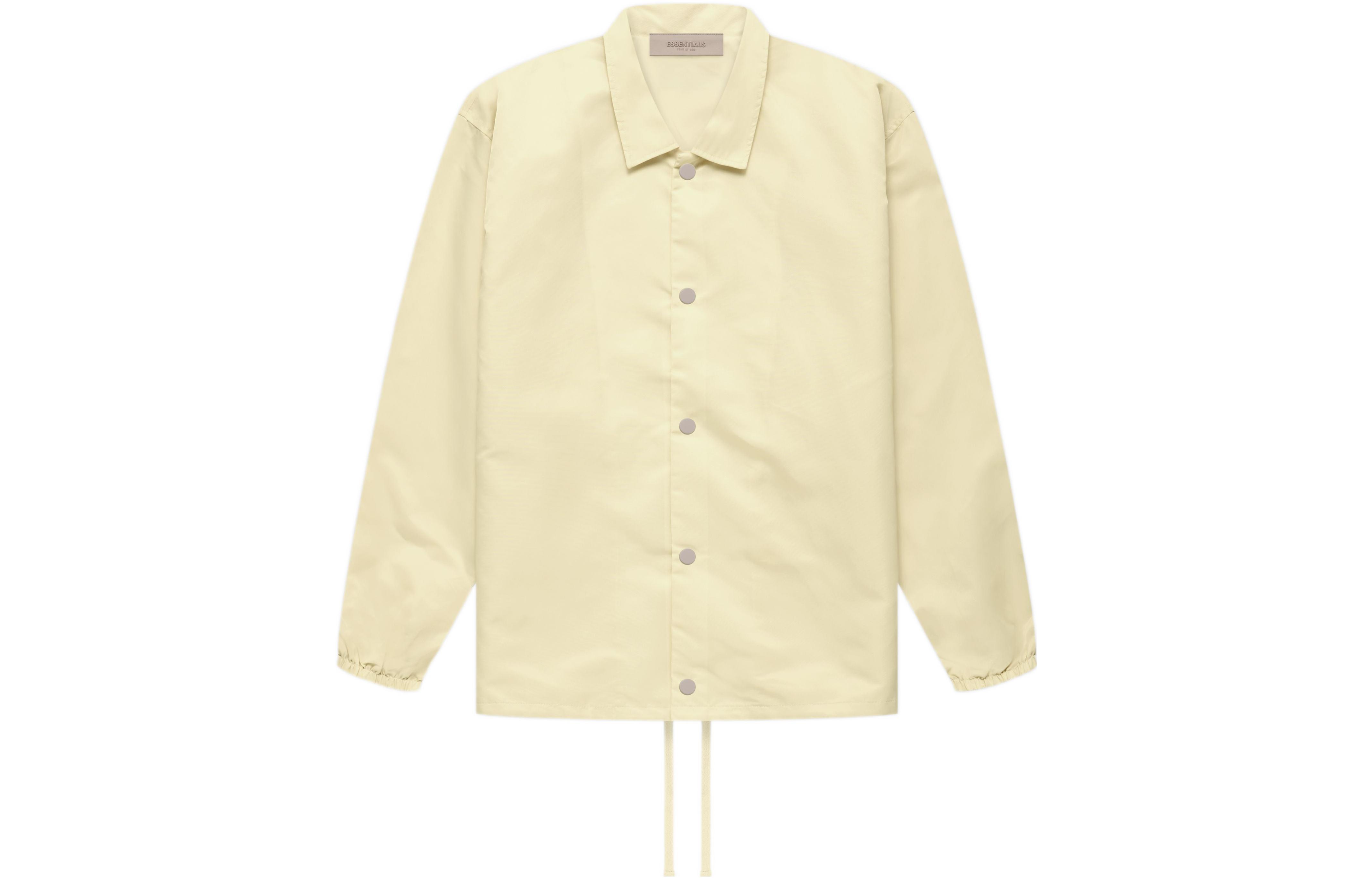 Fear Of God Essentials Нейлоновая куртка тренера, Canary Yellow — фото 3