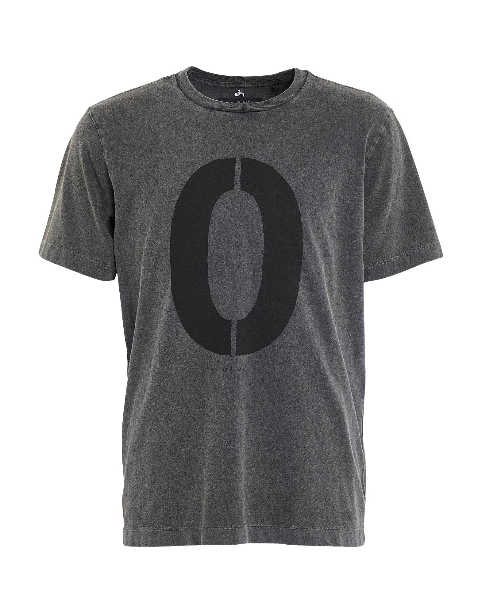 

Футболка Rag & Bone, угольно-серый