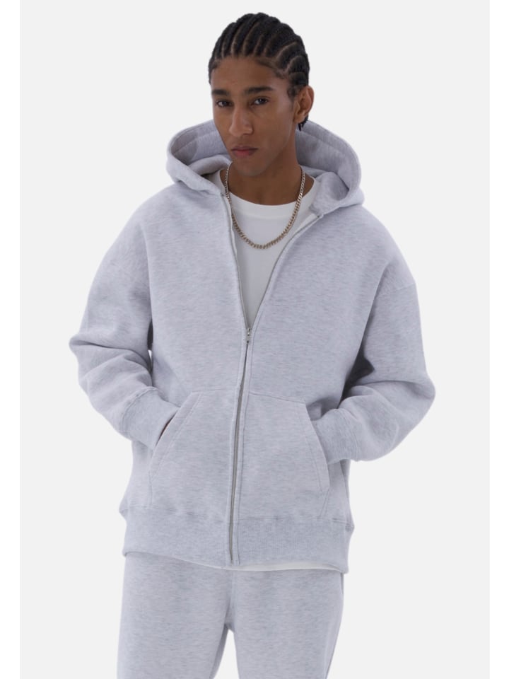 

Базовая толстовка с капюшоном на молнии в цвете снежный меланж Megaman