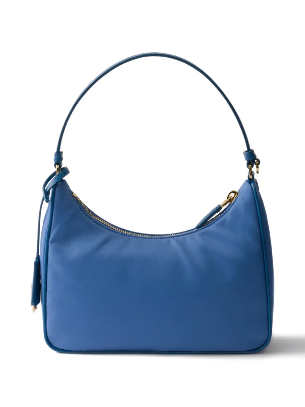 Мини-сумка-тоут Re-Edition 2005 с треугольным логотипом Prada, синий — фото 2