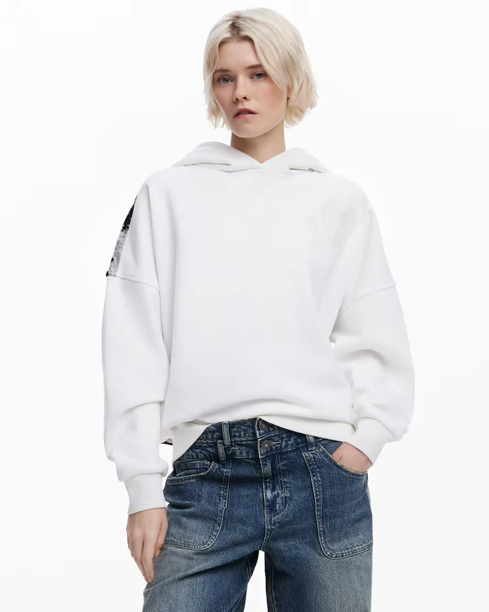 

Женская толстовка от г-на Кристиана Лакруа Desigual, белый