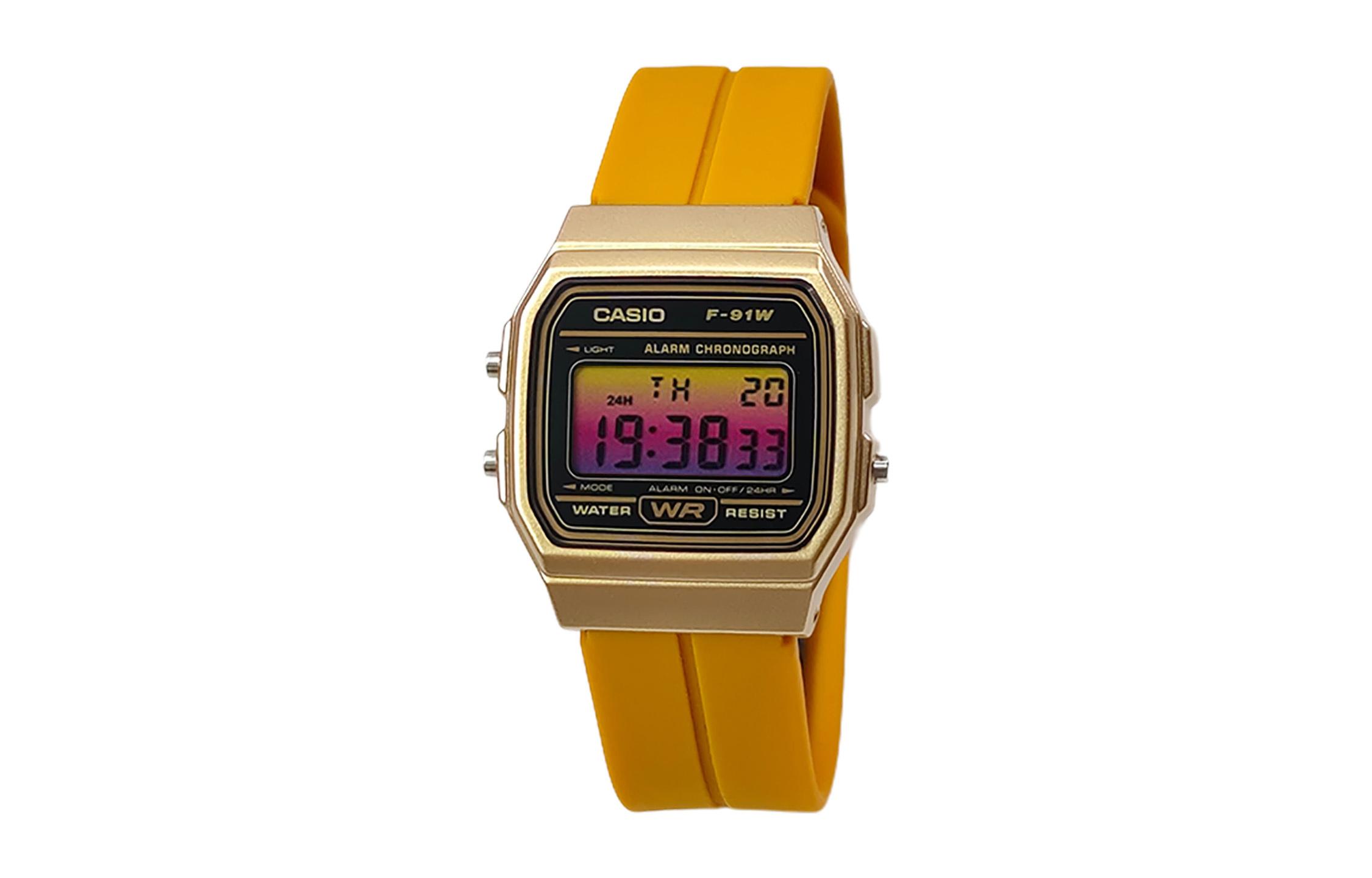 

CASIO Кварцевые часы Retrofit Series с силиконовым ремешком, мужские часы с черным циферблатом