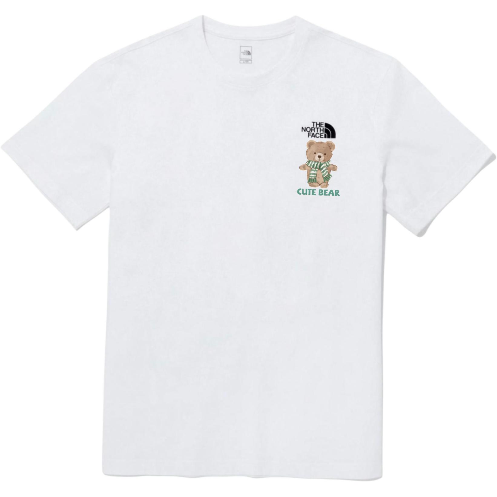 

THE NORTH FACE Футболка унисекс белая, Белый, THE NORTH FACE Футболка унисекс белая