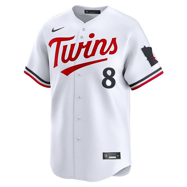 Мужская белая домашняя лимитированная футболка Minnesota Twins Кристиана Васкеса Nike — фото 3
