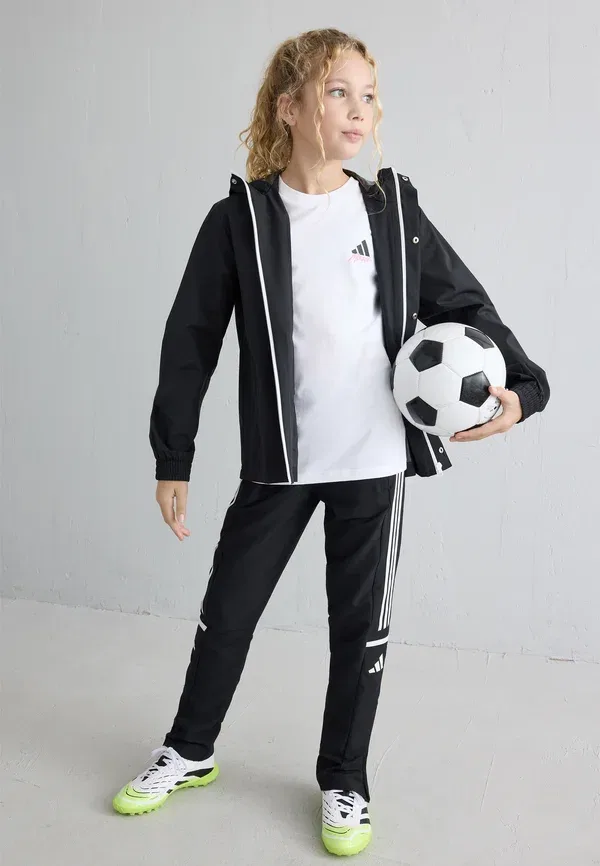 Куртка Adidas Performance Entrada 22 all weather waterproof jacket, черный — фото 2