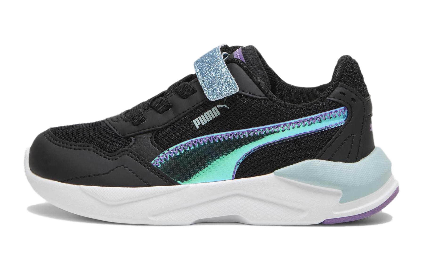 

PUMA X Ray Speed Lite Deep Dive Low Top детские повседневные кроссовки черные фиолетовые белые