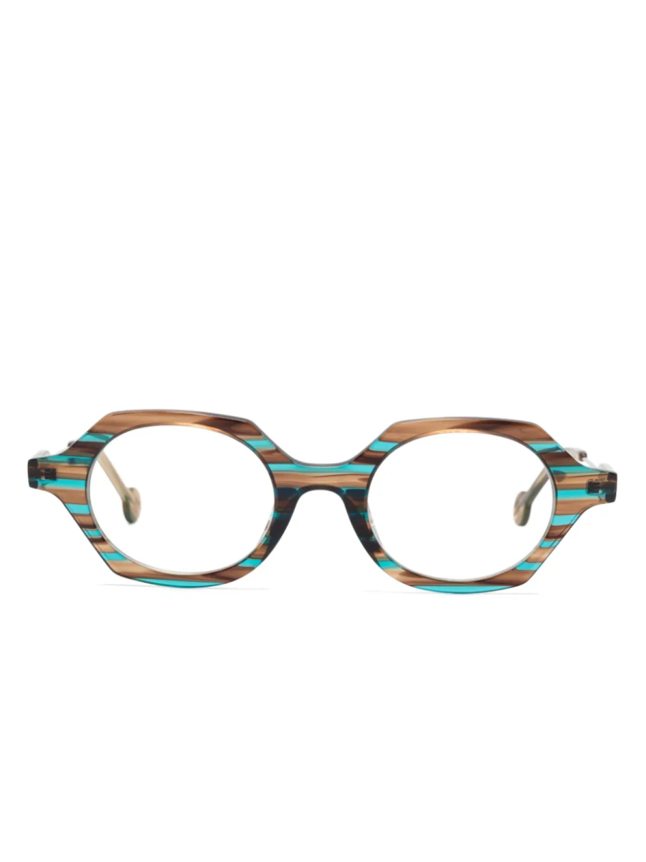 

L.A. EYEWORKS очки Jibz, коричневый