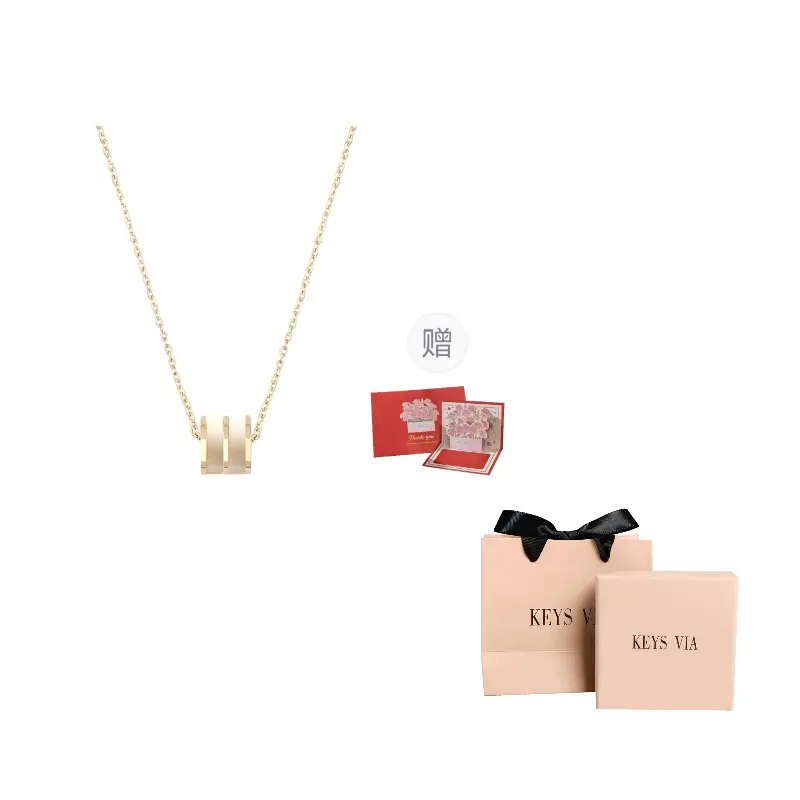 

KEYS VIA Колье из сплава 925 Sterling Silver Good Luck Commemoration Recommendation для женщин