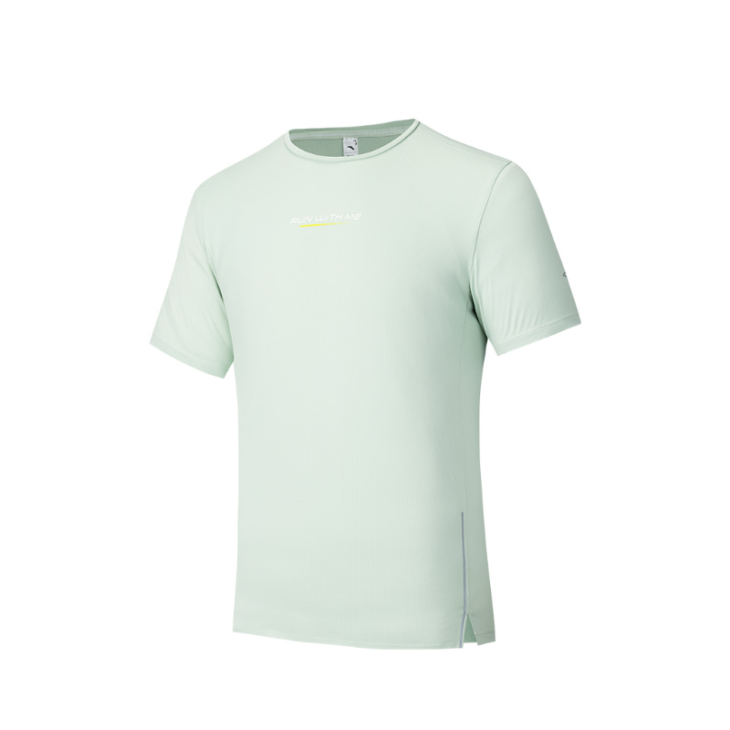 

ANTA Футболка Running Collection мужская Light Sea Foam Green, Зеленый, ANTA Футболка Running Collection мужская Light Sea Foam Green