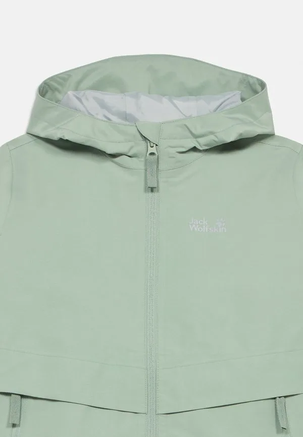 Куртка malima, унисекс, водонепроницаемая куртка Jack Wolfskin, Green Zinnia — фото 3