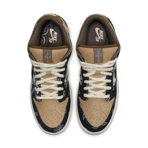 Кроссовки x travis scott sb dunk low premium qs Nike, черный — фото 4