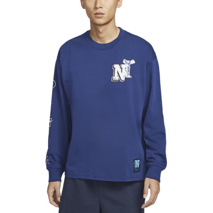 Nike Футболка мужская синяя — фото 3