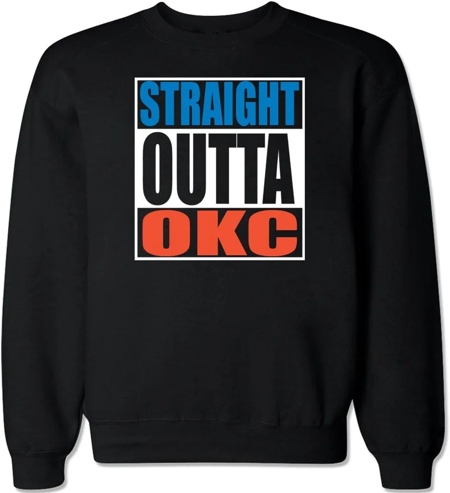

FTD Apparel мужской свитер с круглым вырезом Straight Outta OKC