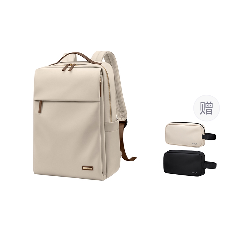 

GOLF Тканевый дорожный рюкзак для ноутбука 15.6 дюймов студенческий рюкзак большой женский разноцветный, Apricot (Tubas Style 3)